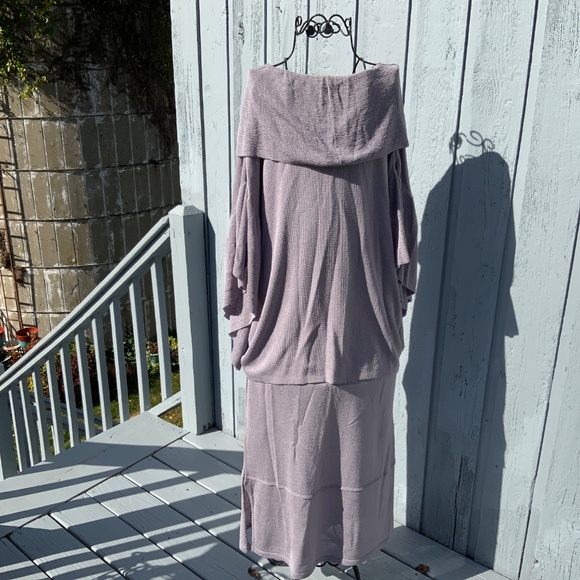 Roni Bis Dress (Size M-L) and Cowl Neck Top (Size S-M)-Color is Lilac - Picture 3 of 9
